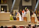 2013 Lourdes Pilgrimage - SATURDAY Procession Benediction Pius Pius (38/44)
